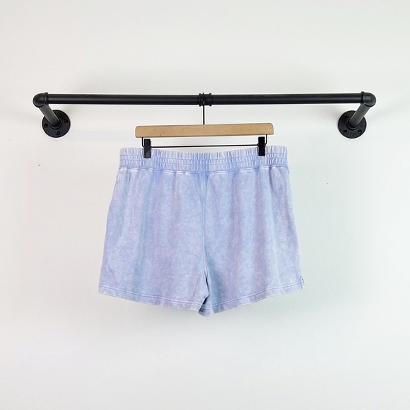 NWT Rails Makena Pull On Cotton Shorts in Powder Blue Acid Wash - Picture 7 of 8